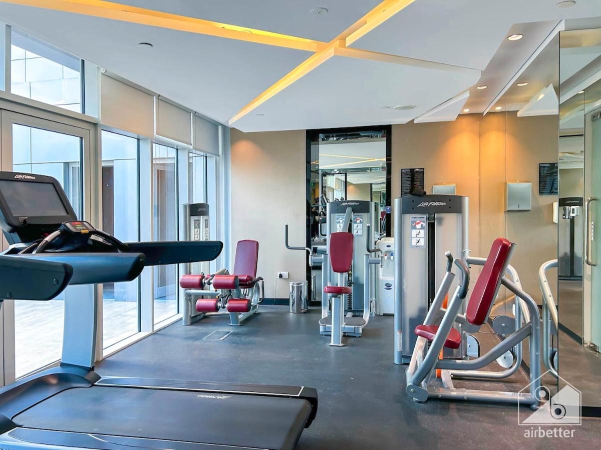 Luxury Stay At Damac Majestine With Balcony & Views 두바이 외부 사진
